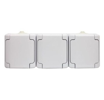 BRYZA biały Gn.potrój. kl.biała IP54 180440 KOS