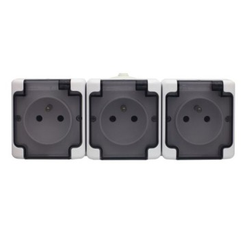 BRYZA biały Gn.potrój. kl.dymna IP54 181440 KOS