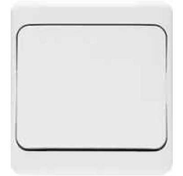 BRYZA biały Łącznik pojedynczy IP54 180401 KOS