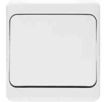 BRYZA biały Łącznik pojedynczy IP54 180401 KOS