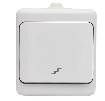 BRYZA biały Łącznik schodowy IP54 180406 KOS