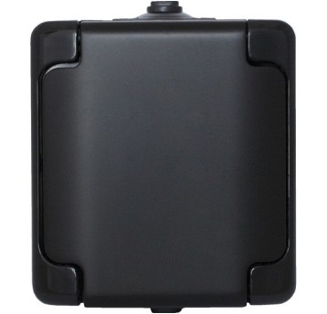 BRYZA czarny Gn.poj. kl.matowa IP54 180932 KOS