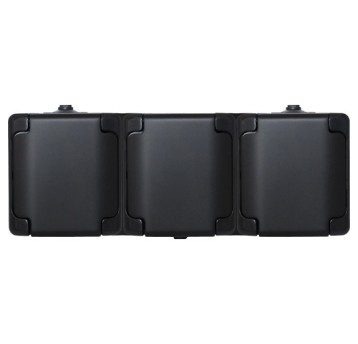 BRYZA czarny Gn.potrój. kl.matowa IP54 180940 KOS