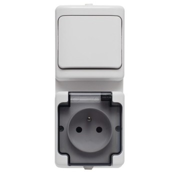 BRYZA Zestaw pionowy IP54 łącz.poj.+gn. 181460 KOS