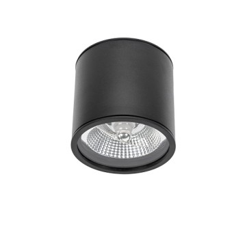 CHLOE AR111 GU10 IP65 okrągła czarna nieruch n/t