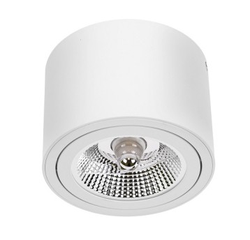 CHLOE GU10 AR111 IP20 okrągła biała ruchoma n/t