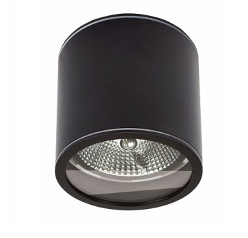 CHLOE GU10 AR111 IP44 okrągła czarna n/t 139748