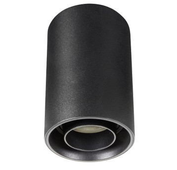 CHLOE GU10 IP20 okrągła czarna regul.80x130 587311