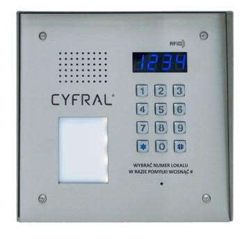 CYFRAL Panel PC-2000RE PRO inox RFiD/CC2000 p/t