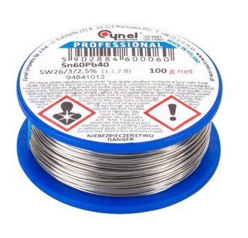 Cyna LC60 1,2mm 100g Sn60Pb40 CYNEL