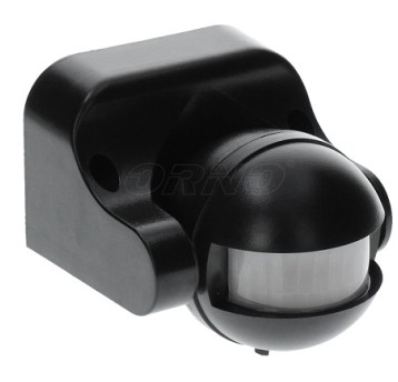 Czujnik ruchu czarny CR-201/B 180st IP44 ORNO