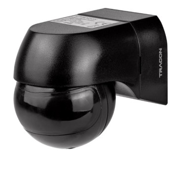 Czujnik ruchu czarny TMB-112BL 180st IP44 TRACON
