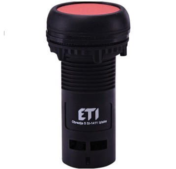 ECF-01-R przycisk kryty czerwony NC ETI