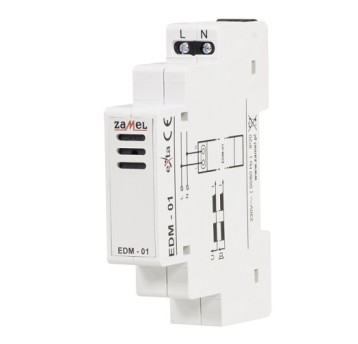EDM-01 230V Dzwonek elektroniczny TH35 szyna ZAMEL