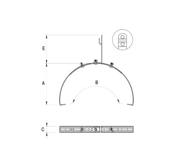 ELKO-BIS Uchwyt gąsiorowy G5 MAX 59.1MAX