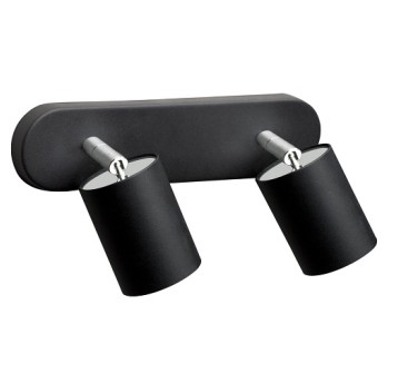 EYE SPOT black II 2xGU10 listwa NOWODVORSKI 6020