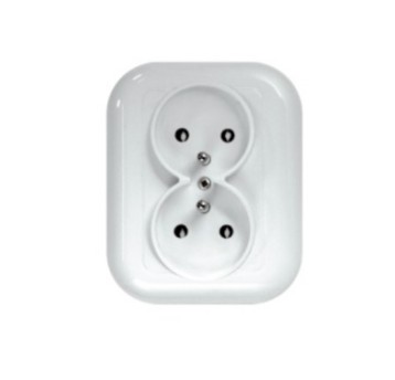 FAN NT-6F biały Gniazdo n/t podw. zu PLASTROL