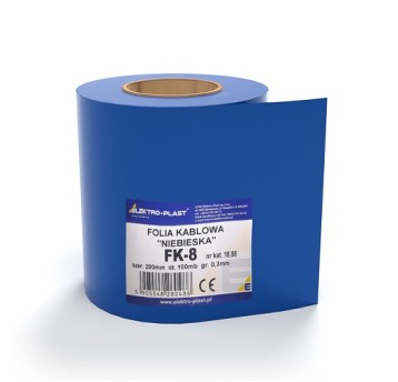 Folia niebieska 20cm/0,3 FK-8 (100m) EP-Op 18.88