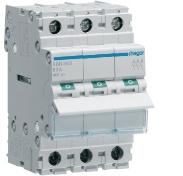 FR 303 63A rozłącznik 3P SBN363 HAGER