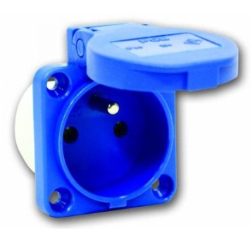 Gn. tablicowe niebieskie 16A IP44 poj.104-0b PCE