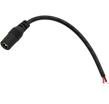 Gniazdo DC 2,1/5,5 z kablem 15cm-30cm