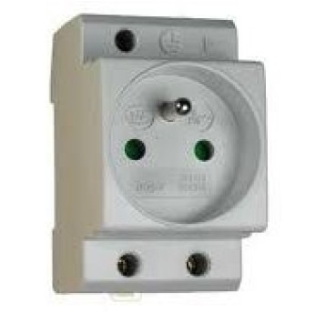 Gniazdo G380 2P+Z na szynę TH35 SN216 HAGER