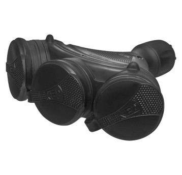 Gniazdo IP54 EXTREM potrójne czarne W-01158