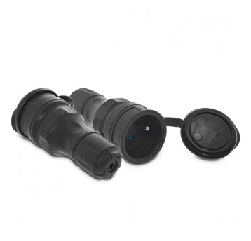 Gniazdo IP54 EXTREM z kl. GN-54 czar-czar W-97448