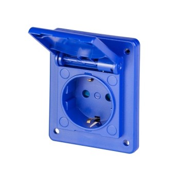 Gniazdo SCAME tablicowe niebieskie 250V 570.4062