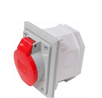 Gniazdo skośne podtyn. 16A 5P IP44 TAREL 2622-420