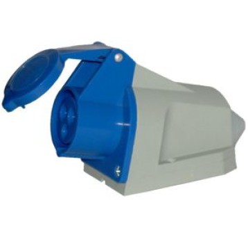 Gniazdo stałe 16A 3P 250V /2p+z/ nieb. TAREL 122