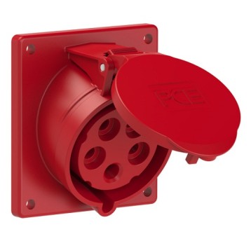 Gniazdo tablic. 32A/5P skośne 400V IP44 PCE 425-6