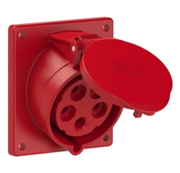 Gniazdo tablic. 32A 5P skośne 400V IP44 PCE 425-6