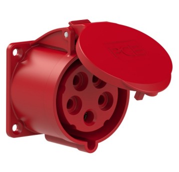 Gniazdo tablicowe 32A/5P proste IP44 PCE 325-6