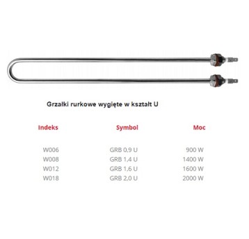 Grzałka bojler GRB 2,0 U 2000W ELIKO W018