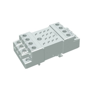 GZ14U Gn. wtykowe do R15 4P na szynę RELPOL