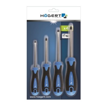 HT1S094 Zestaw wkrętaków (4szt) stal S2 HOGERT