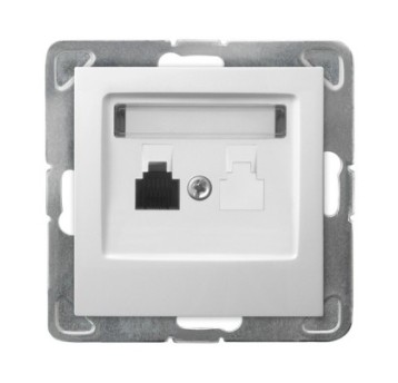 IMPRESJA biały GPT1Y/m Gn. 1xRJ11 b/r OSPEL