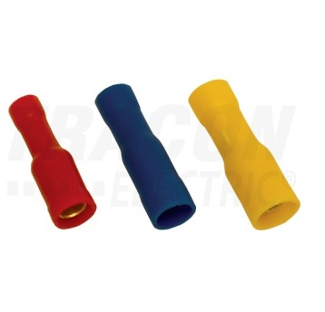 Izol.gni.wtyk. 1,5mm2 PHA4 czerw. (100szt) TRACON