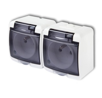 JUNIOR biały Gn.podw. IP54 GHE-2d kl.dymna KARLIK