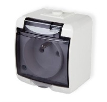 JUNIOR biały Gn.poj. IP54 GHE-1d kl.dymna KARLIK