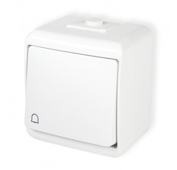 JUNIOR biały Łącznik dzwonkowy IP54 WHE-4 KARLIK