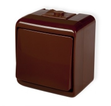 JUNIOR brąz Łącznik dzwonkowy IP54 4WHE-4 KARLIK