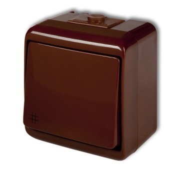 JUNIOR brąz Łącznik krzyżowy IP54 4WHE-6 KARLIK