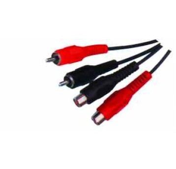 Kabel 2*RCA wtyk-2*RCA gniazdo 3m