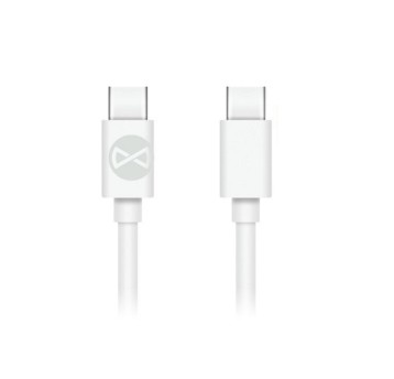 Kabel USB-C / USB-C 1m 3A biały FOREVER 900180