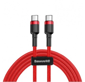 Kabel USB-C / USB-C 1m 3A czerw BASEUS CATKLF-G09