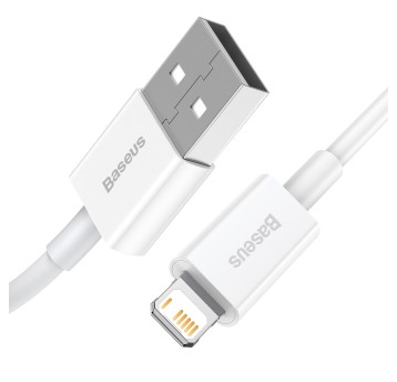 Kabel USB-Iphone 1m 2,4A biały CALYS-A02 BASEUS