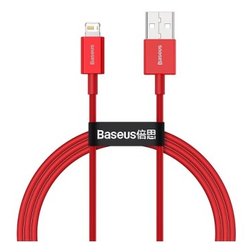 Kabel USB-Iphone 1m 2,4A czerwony CALYS-A09 BASEUS