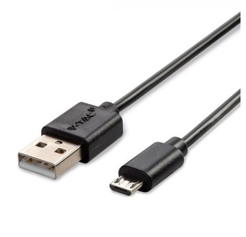 Kabel USB-microUSB 1m czarny V-TAC VT-5301 8481